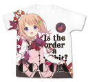 ご注文はうさぎですか?? ココア フルグラフィックTシャツ WHITE M 【10/24頃入荷】