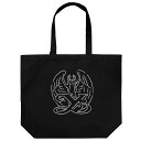 イース 手描きイラスト女神 ラージトート BLACK 【10/04頃入荷】