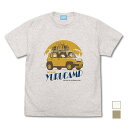 『ゆるキャン△』 ゆるキャン△カー Tシャツ 鳥羽先生&千明&あおい Ver2.. OATMEAL XL 【10/24頃入荷】