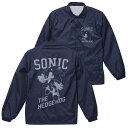 ソニック・ザ・ヘッジホッグ ソニック カレッジ コーチジャケット NAVY S 【11/16頃入荷】