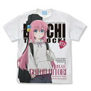 アニメ「ぼっち・ざ・ろっく!」 描き下ろし 後藤ひとり フルグラフィックTシャツ ストリート.. WHITE M 【11/04頃入荷】