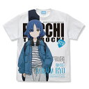 アニメ「ぼっち・ざ・ろっく!」 描き下ろし 山田リョウ フルグラフィックTシャツ ストリート.. WHITE M 【11/04頃入荷】
