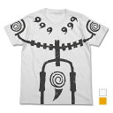 NARUTO-ナルト- 疾風伝 九尾チャクラモードTシャツ WHITE XL 【11/16頃入荷】