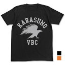 ハイキュー!! 烏野高校排球部Tシャツ BLACK M 【12/16頃入荷】(3)