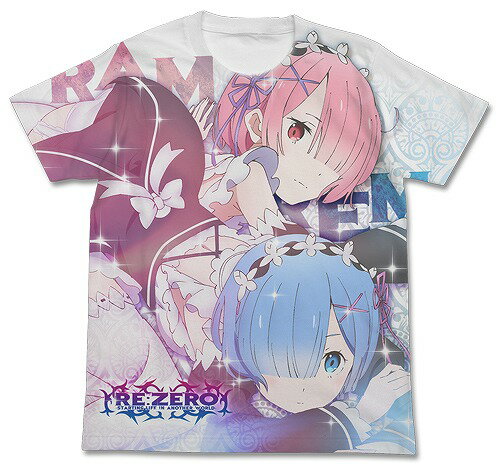 Re:ゼロから始める異世界生活 ラム＆レム フルグラフィックTシャツ 【03/04頃入荷】(3)
