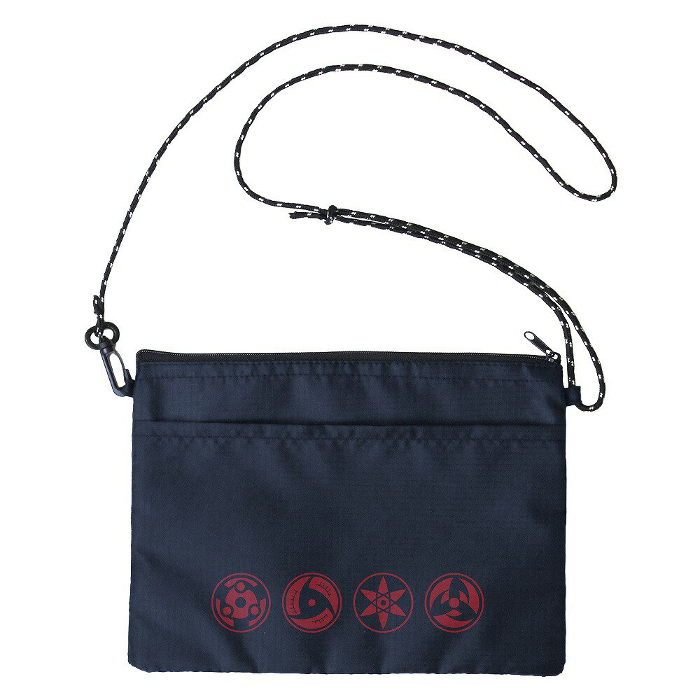 NARUTO-ナルト- 疾風伝 写輪眼 テントクロスサコッシュ 【03/16頃入荷】