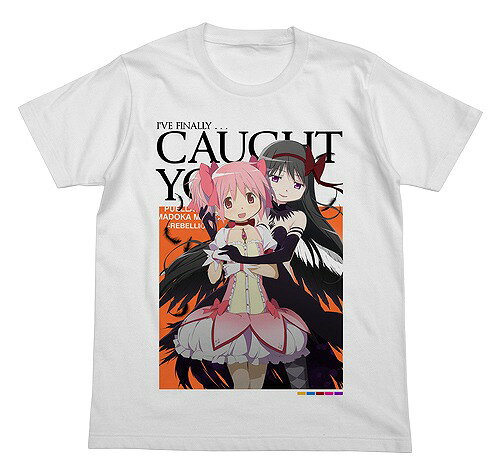 劇場版 魔法少女まどか☆マギカ[新編]叛逆の物語 まどか＆ほむらフルカラーTシャツ WHITE L 【03/16頃入荷】