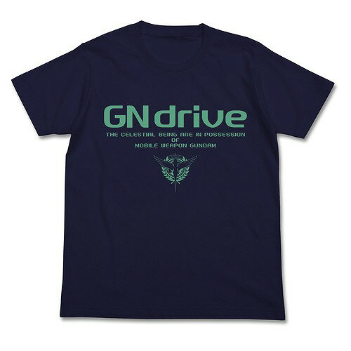 機動戦士ガンダム00 GNドライヴ Tシャツ NAVY L 【03/16頃入荷】