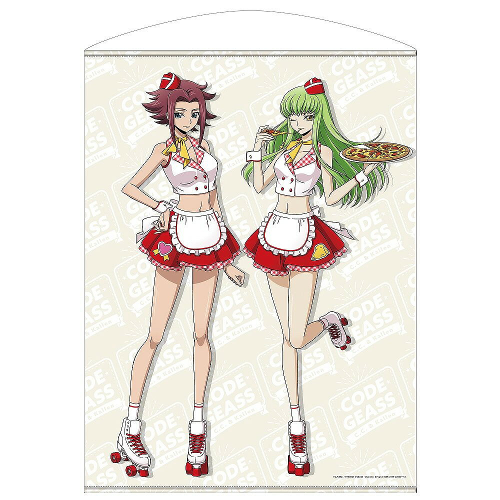 コードギアス 奪還のロゼ 描き下ろし C.C.＆カレン 100cmタペストリー アメリ.. 【03/24頃入荷】