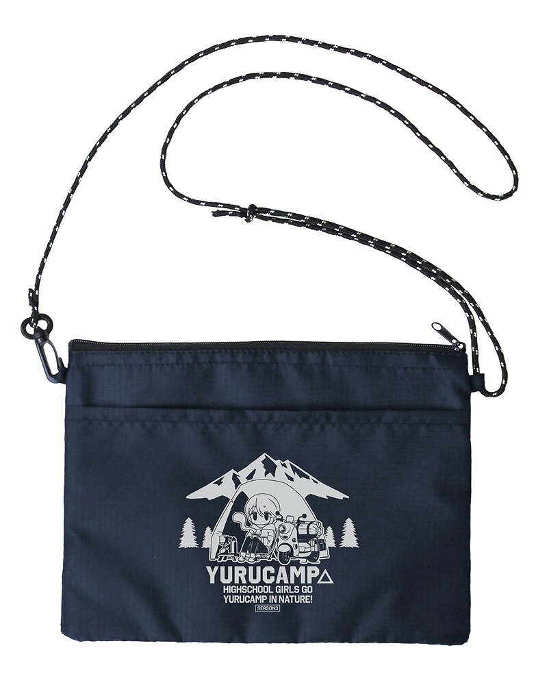『ゆるキャン△ SEASON3』 志摩リンゆるキャン△ テントクロスサコッシュ 【03/24頃入荷】