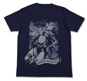 果つることなき未来ヨリ リア ユキカゼ・ジーンブラッドTシャツ ネイビー XLサイズ