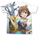 アイドルマスター シンデレラガールズ マイファーストスター!! 本田未央 フルグラフィックTシャツ ホワイト Mサイズ