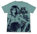 レコラヴ 相良美宇 オールプリントTシャツ セージブルー Lサイズ