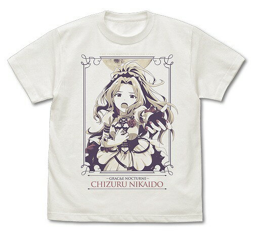 アイドルマスター ミリオンライブ！ 夜想令嬢 二階堂千鶴 Tシャツ/VANILLA WHITE-S