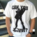 コスパ ガンダム can you survive Tシャツ BLACK Mサイズ