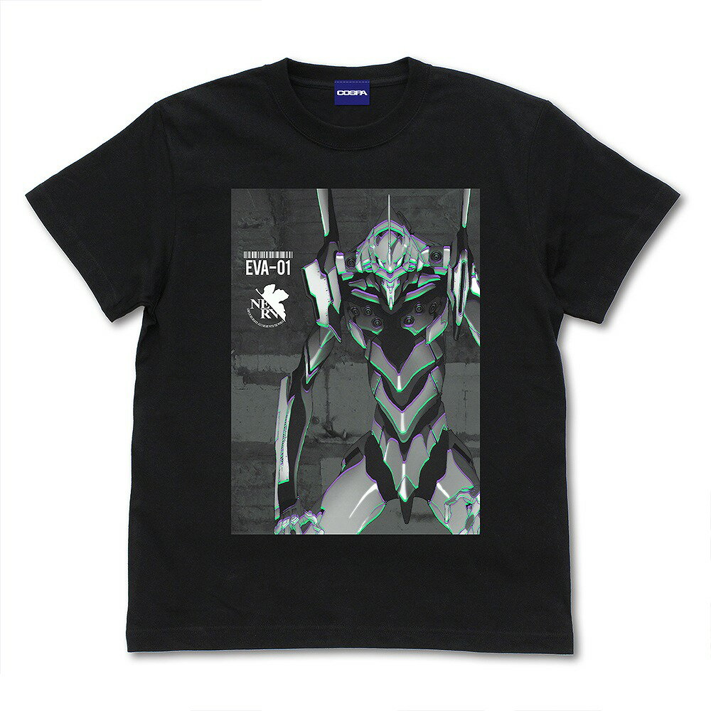 コスパ EVANGELION エヴァ初号機 エフェクトビジュアルTシャツ BLACK XLサイズ