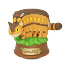 磁器オルゴールネコバス 木の上
