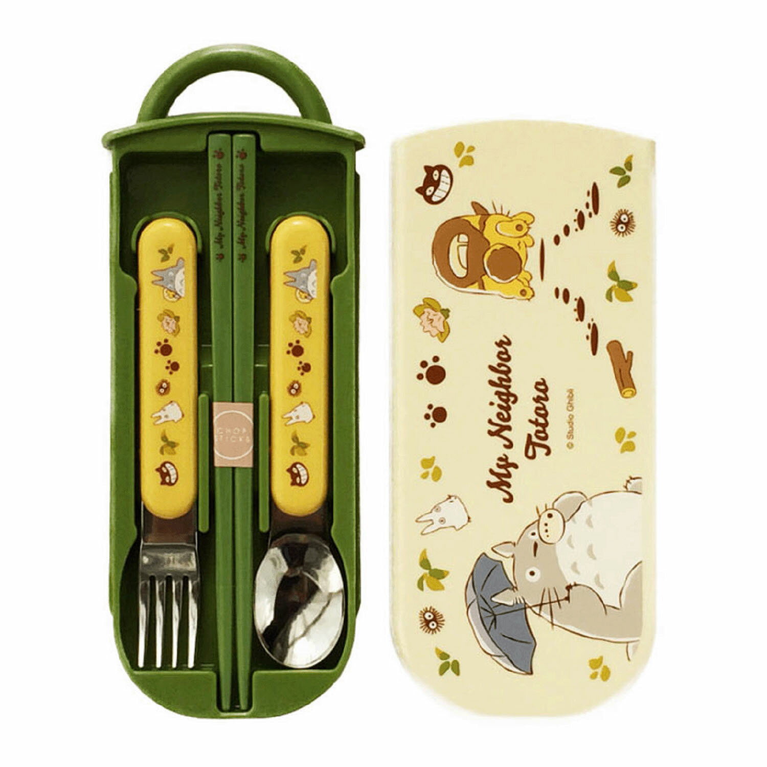 となりのトトロ 抗菌食洗機対応スライドトリオセット ネコバス