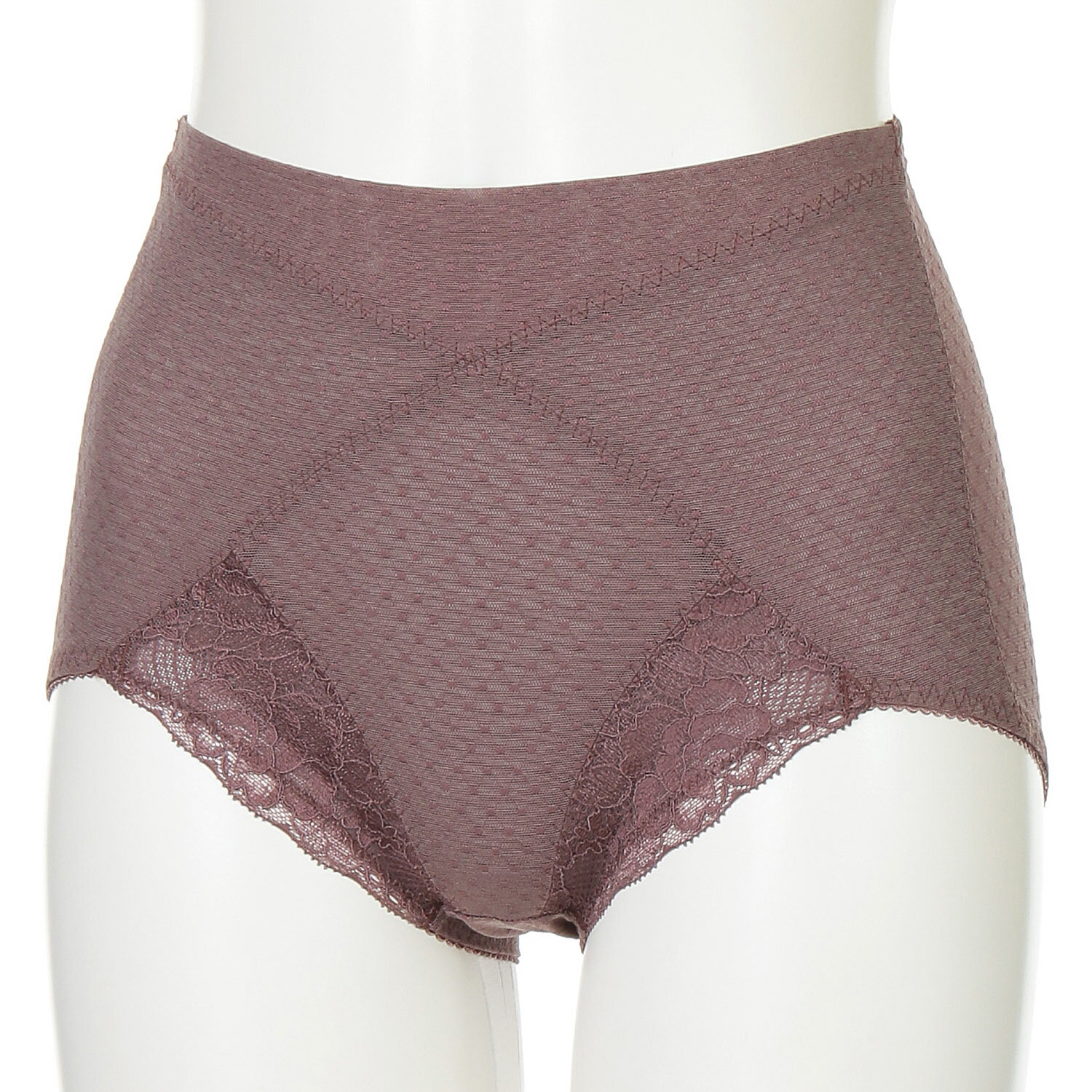 ソフトスタイレット ショートガードル グレイッシュパープル M