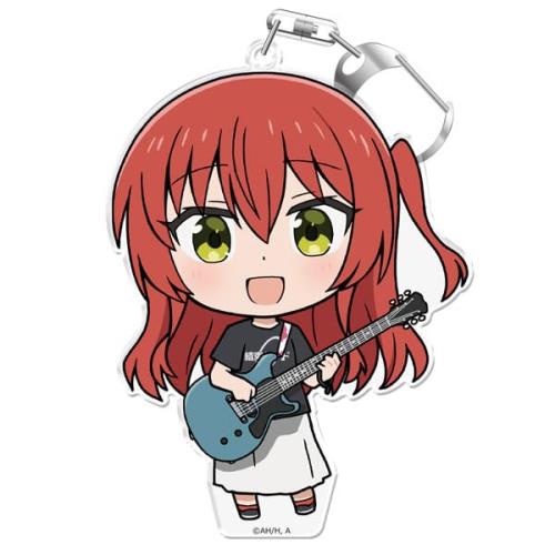 [azumaker] ぼっち・ざ・ろっく！ ぷにこれ！キーホルダー(スタンド付) 喜多郁代 バンドTシャツVer.