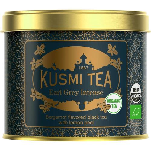 KUSMI TEA クスミティー アールグレイ インテンス 100g缶 オーガニック有機JAS認証 紅茶 [正規輸入品]