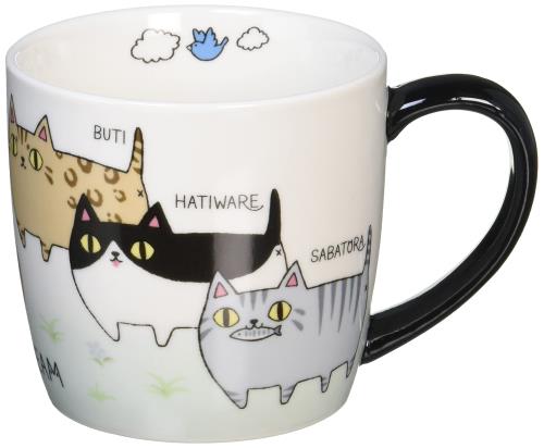 にゃん屋 となりの3兄弟 マグカップ ラグビー 23069