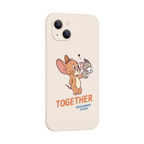 PANASA トムとジェリー iPhone14 用 ケース スマホケース 可愛い 保護カバー Tom and Jerry 携帯カバー 全面保護 TPU素材 保護ケース 軽量 防塵 着脱簡単 指紋防止 アイフォン14 用カバー Qi ワイヤレス充電対応（トムとジェリー-Style2 iPhone14 用）
