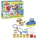ハズブロ(HASBRO) プレイ・ドー Play-Doh ねんどでいぬのおいしゃさん、犬のおもちゃ、10個のツール、ねんど5色、対象年齢3才以上 こむぎねんど ...