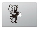 カインドストア MacBook Air / Pro マックブック ステッカー シール テッド TED BEAR クマ 熊 くま テディ ベア M443