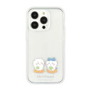 グルマンディーズ ちいかわ IIIIfit Clear (イーフィット クリア) iPhone 14 Pro / 13 Pro (6.1インチ) 対応 ケース はっぱ CK-14A