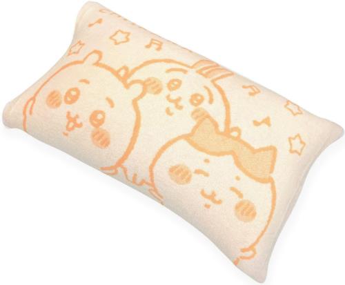 MORIPiLO モリシタ ちいかわ 枕カバー のびのび ハチワレ うさぎ 35x50 43x63cm 両対応 子供 大人兼用 洗える キャラクター グッズ ベージュ 4621218のサムネイル