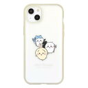 グルマンディーズ ちいかわ IIIIfit Clear(イーフィット クリア) iPhone15 Plus / 14 Plus 対応 ケース 討伐 CK-26A
