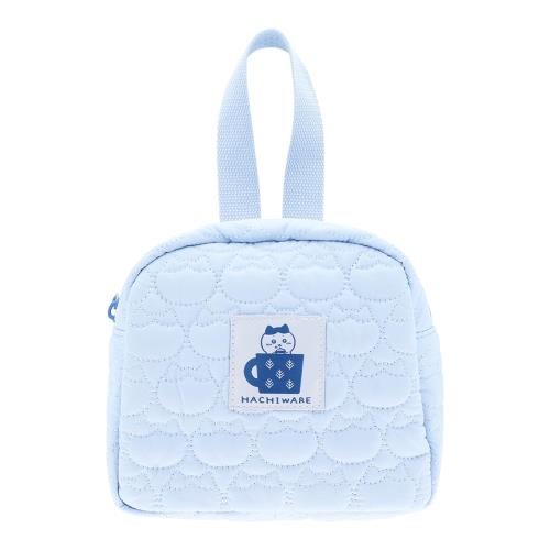 サンスター文具 ちいかわ ポーチ キルティング持ち手付 ハチワレ S2323567のサムネイル