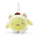 サンリオ(SANRIO) サンリオ 大好きネコネコシリーズ マスコットホルダー ポムポムプリン プリン POMPOMPURIN 10×11.5×9.5cm キャラクター 446092 SANRIO