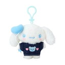 サンリオ(SANRIO) マスコットホルダー(デニムワッペン) シナモロール ぬいぐるみキーホルダー 182591