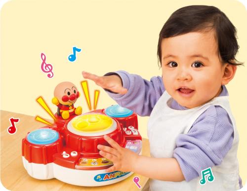 アニメ雑貨アン＆山梨のフルーツのアガツマ(AGATSUMA) アンパンマン 光るドレミファ♪マジカルボンゴ 対象年齢8ヵ月以上｜アングル3