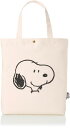 ハピタス トートバッグ SNOOPY スヌーピー SNP6009 PN70スヌーピーフェイス 背面ポケットタイプ