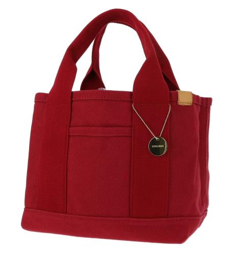 ドットアンドストライプ モノピア キャンバス仕切りミニトート DS-13959A レディース レッド