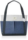 moz(モズ) トートバッグ 軽量 大容量 バッグ ビジネス 通勤 無地 シンプル レディース メンズ ZZEI-26 グレー×ネイビー