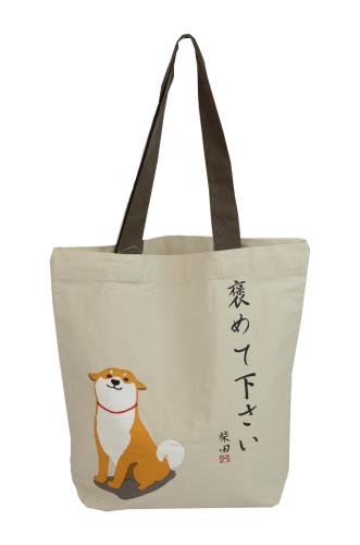 フレンズヒル A4トート JW-531-136 ほめてねしばた ベージュ