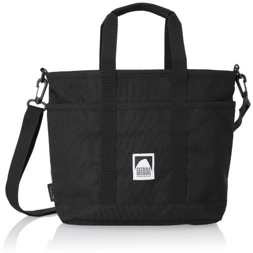 楽天アニメ雑貨アン＆山梨のフルーツシエラデザインズ ショルダーバッグ ミニトート コーデュラ 2WAY ポケット多数 ボトル収納 斜め掛け 型掛け 手提げ ブラック