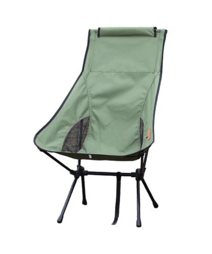 S'more(⥢) Alumi High-back Chair ϥХå ȥɥ ϥХå ޤꤿ߼ ץ ѥ إåɥ쥹դ ǼХåդ Ķ (Green)