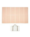 S'more(スモア) Aluminum Waffle Mat ワッフルマット キャンプ マット 折りたたみ アルミマット コンパクト 保温 冷気遮断 軽量 収納袋付き (caramel L)