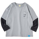 ジェイジェイキャンプ ストリートウェア LAYERED T-SHIRT グレー