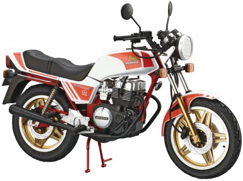 青島文化教材社 1/12 ザ・バイクシリーズ No.16 ホンダ NC04 スーパーホークIIIR 1981 プラモデル 成型色(3)