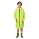 ビームス スクール レインコート ポンチョ 2way ランドセル対応 雨具 防水 カッパ 男の子 女の子 通園 通学 121491 ライム 150