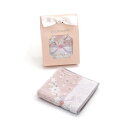 JILL STUART(ジルスチュアート) クオーレ タオルハンカチ ピンク パッケージ入り プチギフト リボン フラワー 58-3239090 約25×25cm