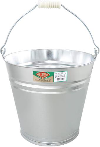 尾上製作所(ONOE) 20個入り バケツ8号 G-B-13 13リットル 衝撃や寒さに強い亜鉛鉄板 水漏れしづらい 曲がり・折れ・火に強いトタン製 防災グッズ ‎口径29.7 x 底径20.6 x 深さ25.8cm 日本製