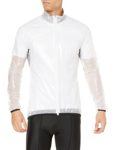 カペルミュール サイクリング レインジャケット クリアレインジャケット 2wayストレッチ 収納袋付き ホ..