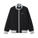 チャンピオン ジャケット 長袖 丸首 ストレッチ 保温 防風 撥水 スクリプトロゴ ジップジャケット メンズゴルフ C3-AG603 ブラック